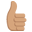 :thumbsup_tone3: 👍🏽