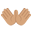 :open_hands_tone3: 👐🏽
